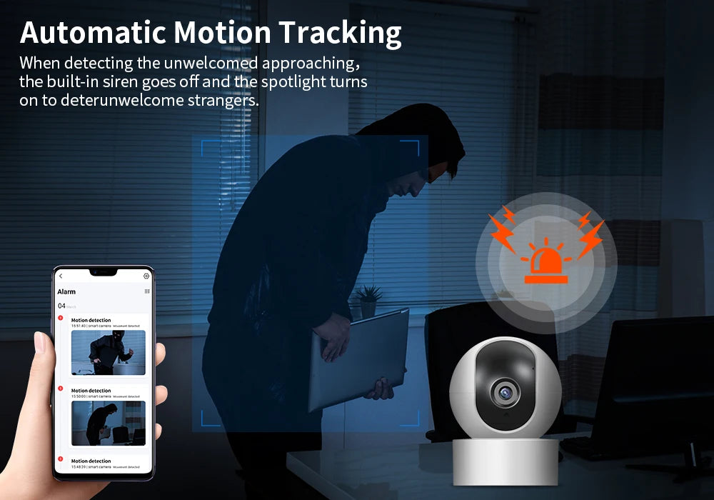 Secure Home Indoor Surveillance Camera