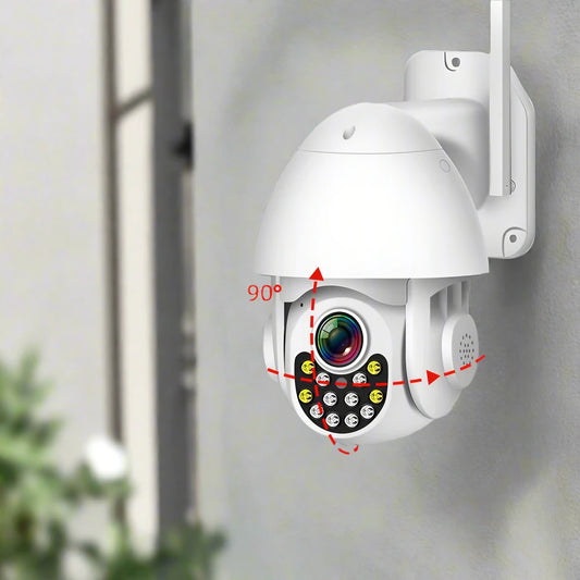 Secure Home WiFi 3MP 5MP Security IP Camera With AI Human Detection